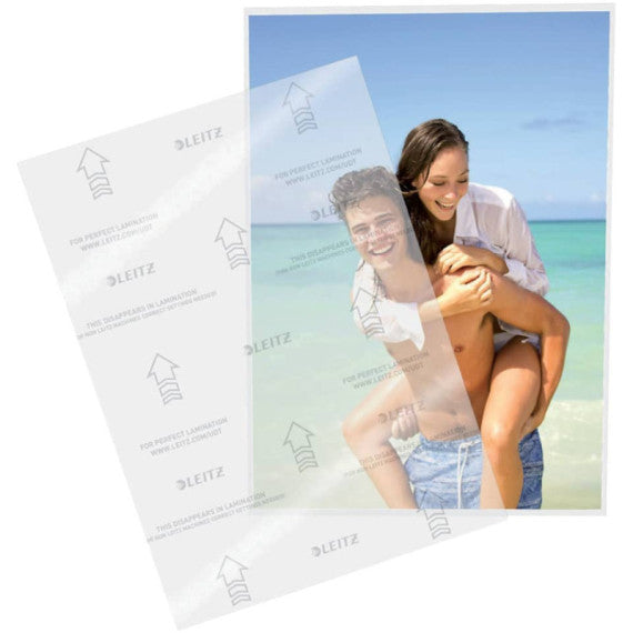 Pouches per plastificatrici Leitz iLam con UDT in EVA conf. 25 pezzi 2x80 micron - formato A4 - 74790000