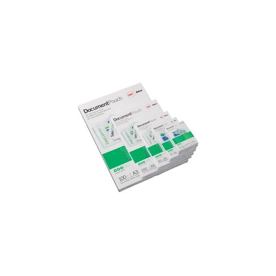 Pouches per plastificazione - german card - 83x113 mm - 2x125 micron - GBC - scatola 100 pezzi