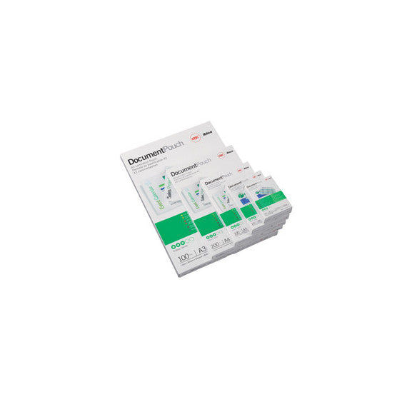 Pouches - retro adesivo - A3 - 303 x 426 mm - 2 x 75 micron - peel'n stick - GBC - scatola 25 pezzi