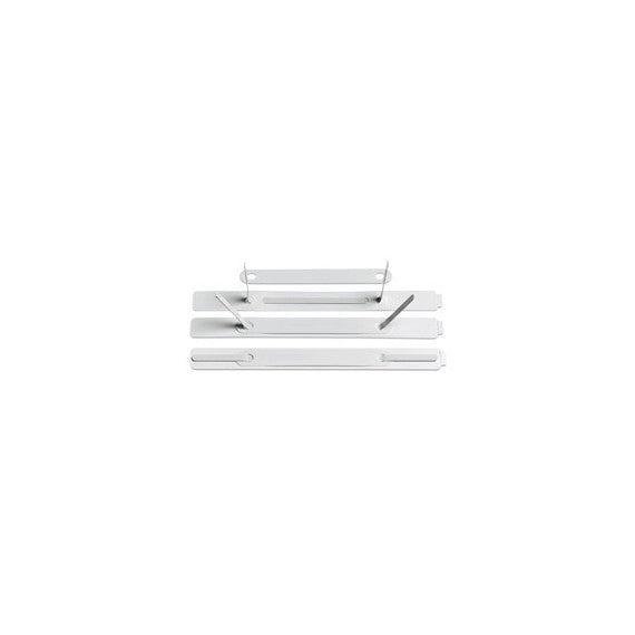 Pressini adesivi - con linguette in metallo - 15 x 150 mm - Lebez - conf. 100 pezzi