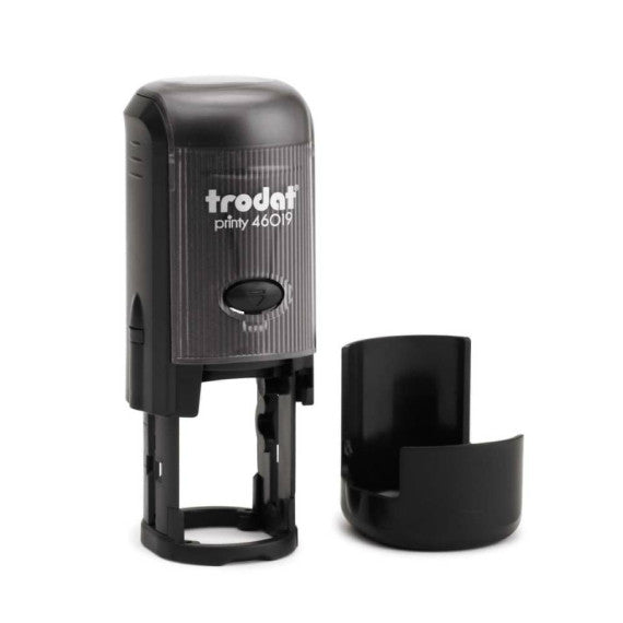 Printy 46025 - Timbro di testo PERSONALIZZATO fino a 4 righe dimensione max personalizzazione Ø25 mm -14085