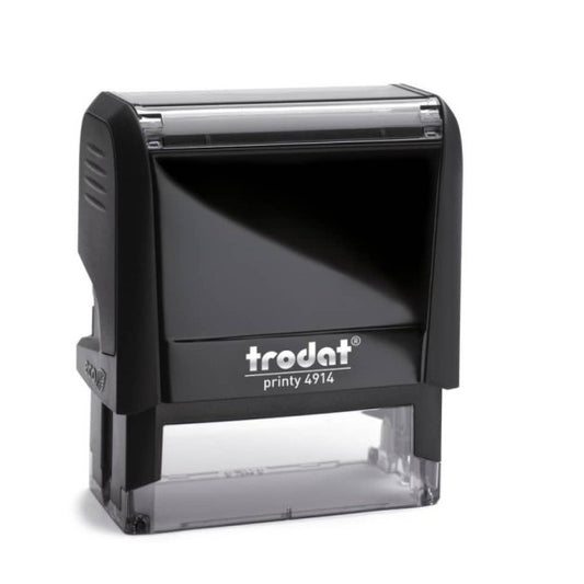 Printy 4914 - Timbro di testo PERSONALIZZATO fino a 7 righe dimensione max personalizzazione 64x26 mm - 63366