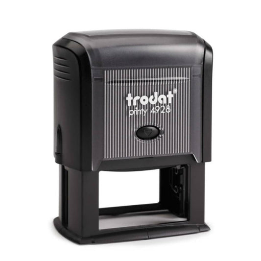 Printy 4928 - Timbro di testo PERSONALIZZATO fino a 8 righe dimensione max personalizzazione 60x33 mm - 11673