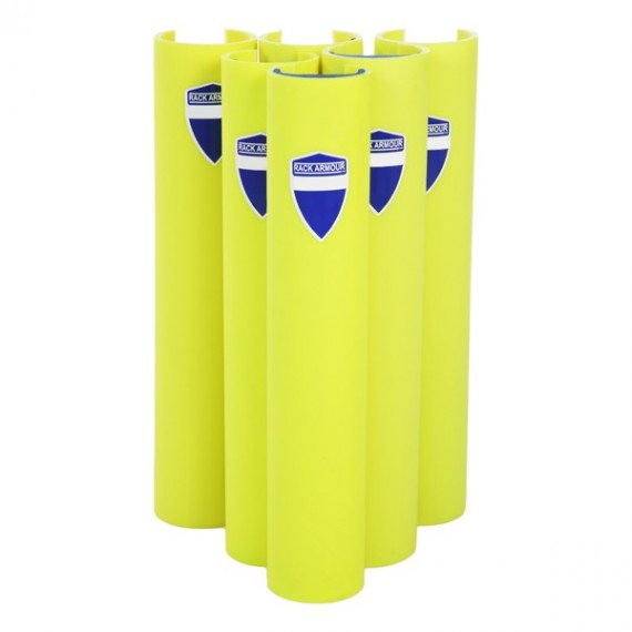 Protezione per scaffalature - per montanti larghi 111-120 mm - H 60 cm - giallo - Rack Armour