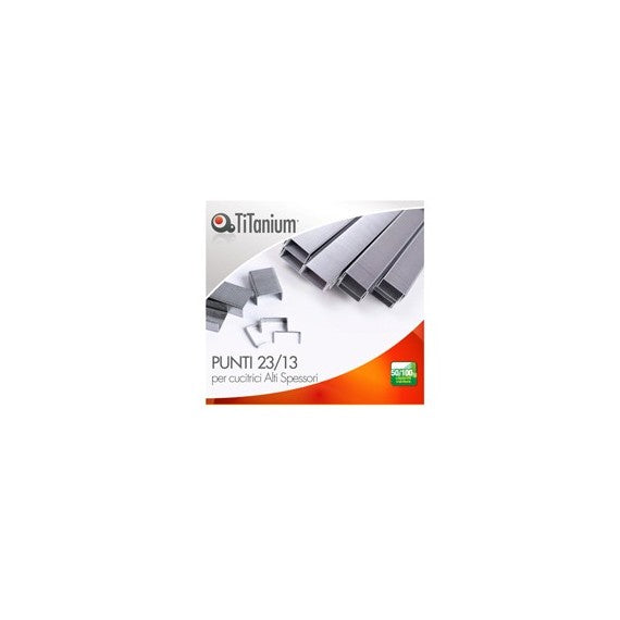 Punti metallici 23/13 - TiTanium - conf. 1000 pezzi