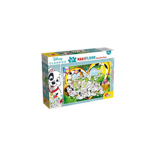 Puzzle Maxi Dinsey Carica 101 - 24 pezzi - Lisciani