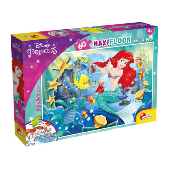 Puzzle Maxi Disney Little Mermaid - 60 pezzi - Lisciani