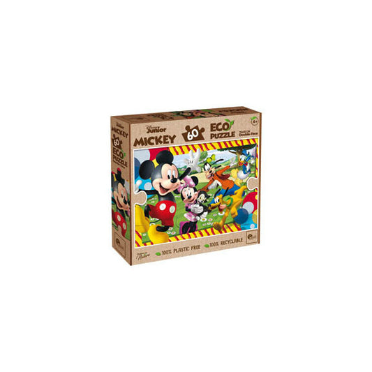 Puzzle maxi eco - Disney Mickey Mouse - 60 pezzi - Lisciani