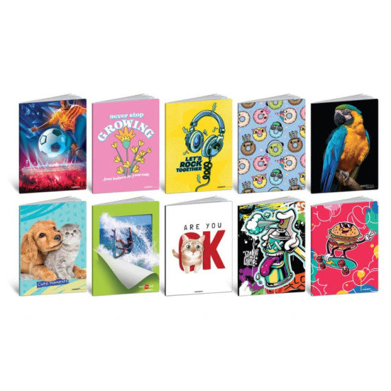 Quaderni Blasetti sel. Bambini formato A5 20+1 ff - 80 g conf. 10 pz - rigatura 0A - 8702