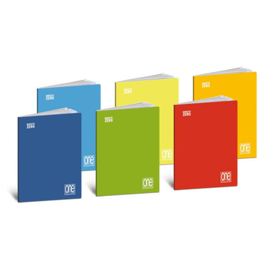 Quaderno Maxi One Color Impatto Zero A4 - 20+1 ff - 80 g/m2  - 1R conf. 12 pezzi - 7445