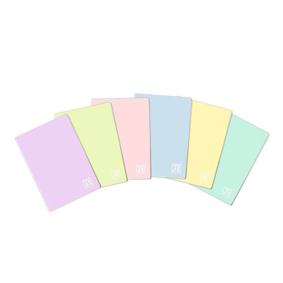 Quaderno Maxi One Color Pastello A4 - 80 g/m2 - 20+1 ff - 0Q 6582