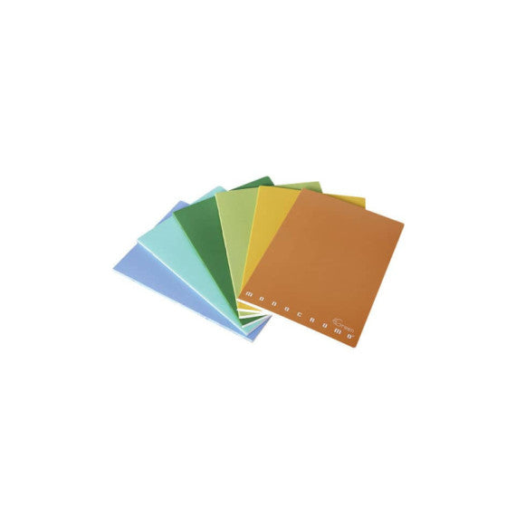 Quaderno Pigna Maxi Monocromo Green 42 ff 80 gr - A4 rigatura OQ - copertine assortite - conf. 10 pezzi - 02309780Q