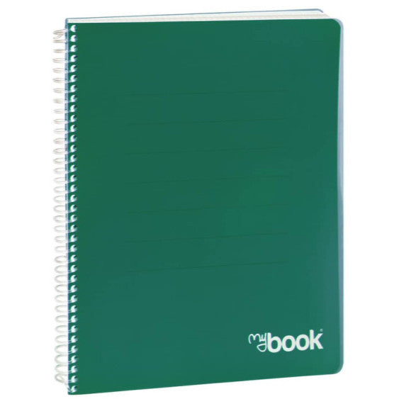 Quaderno spiralato con fori Nikoffice 70 g - 144 ff - formato A4 - 1 rigo - 30NIK092
