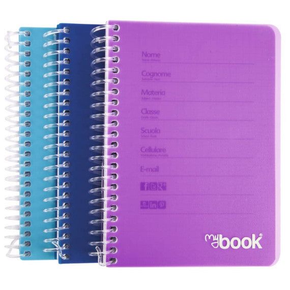 Quaderno spiralato con fori Nikoffice 70 g formato A5- 1R - 30NIK089/A5