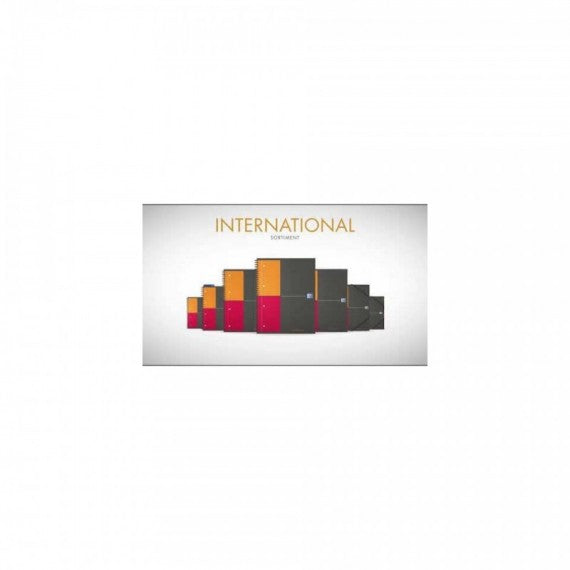 Quaderno spiralato OXFORD International Meetingbook A4 grigio quadretti 5 mm 100100362