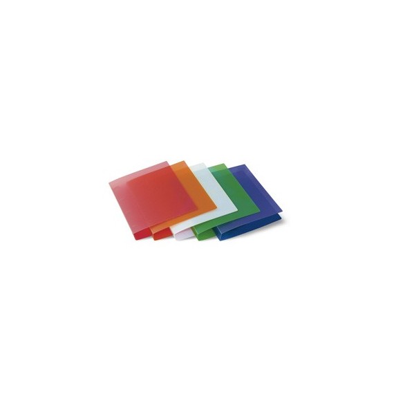 Raccoglitore - 4 anelli tondi 30 mm - dorso 4 cm - 22x30 cm - PPL semitrasparente - colori assortiti - Starline