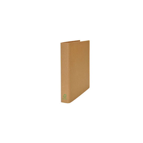 Raccoglitore - cartone FSC - 2 anelli tondi 30 mm - dorso 4 cm - 22x30 cm - avana - Starline