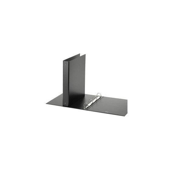 Raccoglitore Europa - 4 anelli tondi 30 mm - dorso 4 cm - 22x30 cm - nero - Favorit