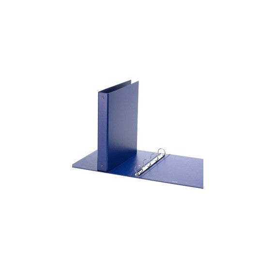Raccoglitore Europa - 4 anelli tondi 30 mm - dorso 4 cm - 22x30 cm - blu - Favorit