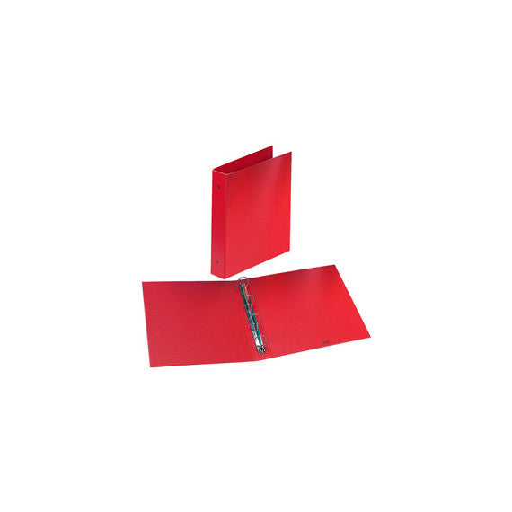 Raccoglitore Europa - 4 anelli tondi 50 mm - dorso 6 cm - 22x30 cm - rosso - Favorit
