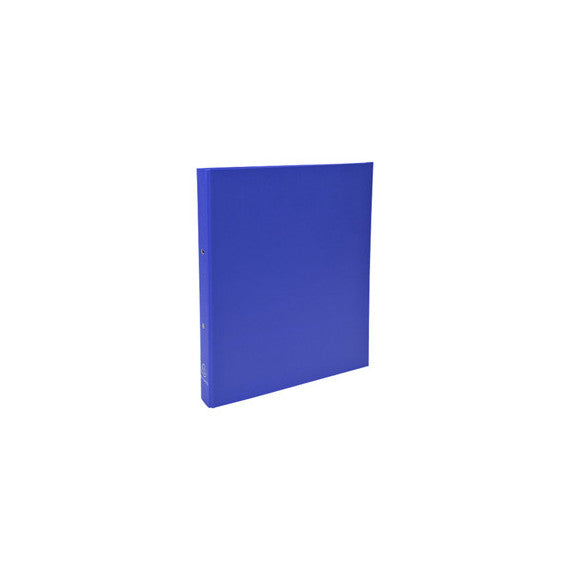 Raccoglitore foderato - PPL - 2 anelli tondi 30 mm - dorso 4 cm - 22 x 30cm - blu scuro - Exacompta