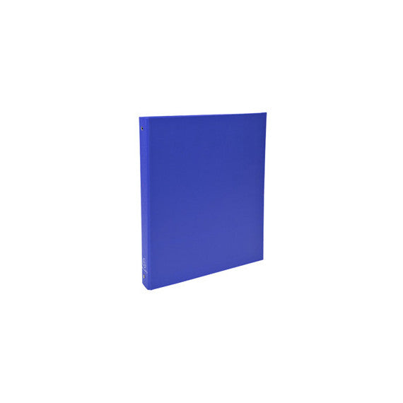 Raccoglitore foderato - PPL - 4 anelli tondi 30 mm - dorso 4cm - 22 x 30cm - blu scuro - Exacompta