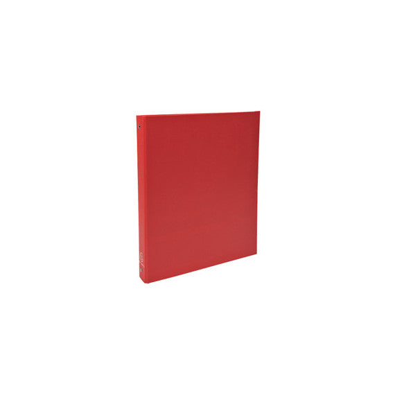 Raccoglitore foderato - PPL - 4 anelli tondi 30 mm - dorso 4cm - 22 x 30cm - rosso - Exacompta