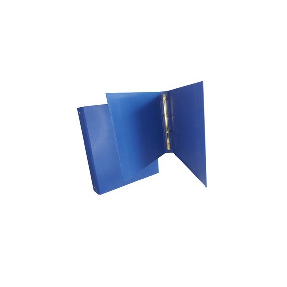 Raccoglitore King - 4 anelli tondi 30 mm - dorso 4 cm - 22x30 cm - rivestimento in PPL - blu - Starline