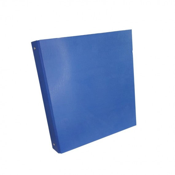 Raccoglitore King - 4 anelli tondi 30 mm - dorso 4 cm - 22x30 cm - rivestimento in PPL - blu - Starline