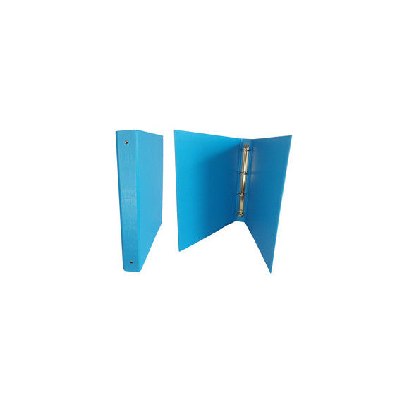 Raccoglitore King - 4 anelli tondi 30 mm - dorso 4 cm - 22x30 cm - rivestimento in PPL - azzurro - Starline