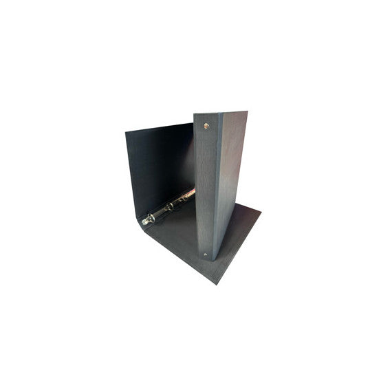 Raccoglitore King - 4 anelli tondi 30 mm - dorso 4 cm - 22x30 cm - rivestimento in PPL - nero - Starline