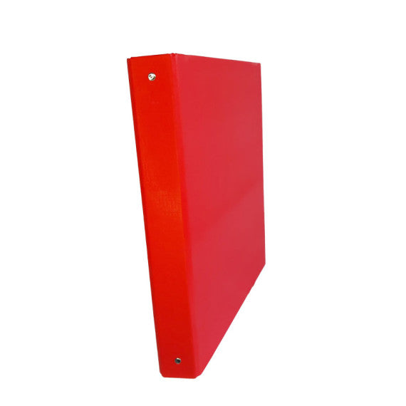 Raccoglitore King - 4 anelli tondi 30 mm - dorso 4 cm - 22x30 cm - rivestimento in PPL - rosso - Starline