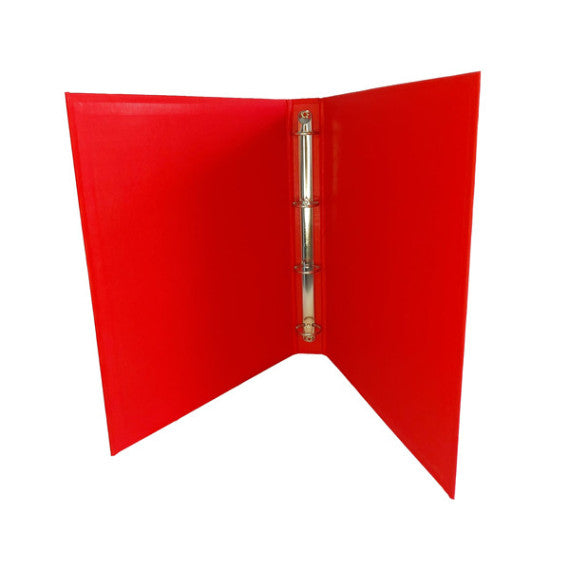 Raccoglitore King - 4 anelli tondi 30 mm - dorso 4 cm - 22x30 cm - rivestimento in PPL - rosso - Starline