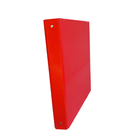 Raccoglitore King - 4 anelli tondi 30 mm - dorso 4 cm - 22x30 cm - rivestimento in PPL - rosso - Starline