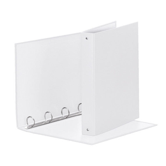 Raccoglitore Meeting - 4 anelli tondi 30 mm - dorso 4 cm - 22x30 cm - PPL - bianco - Esselte
