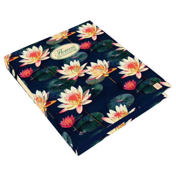 Raccoglitore Nature Flowers - 4 anelli - diametro 30 mm - 18,5 x 22 cm - Pigna