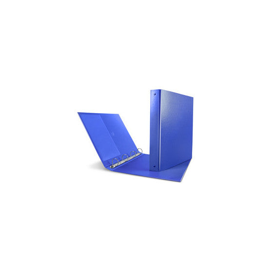 Raccoglitore Nettuno - 4 anelli a D 17 mm - dorso 3 cm - 22x30 cm - blu - Sei Rota