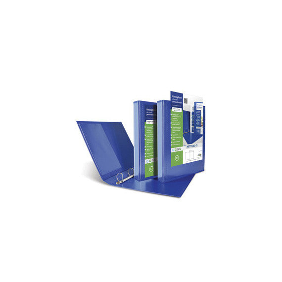 Raccoglitore Nettuno Ti 4D - personalizzabile - dorso 3,5 cm - 22x30 cm - A4 - blu - Sei Rota