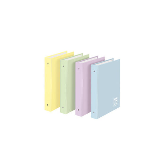 Raccoglitore One Color Pastel - A4 - 26 x 32 cm - dorso 4 cm - 4 anelli 30 mm - colori assortiti - Blasetti