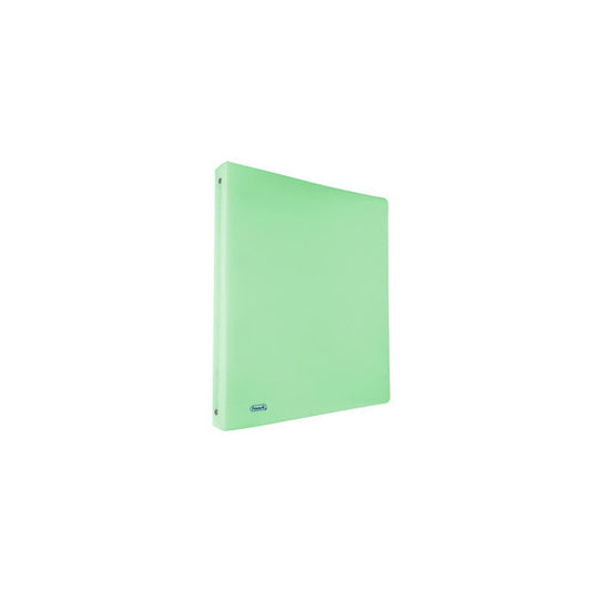 Raccoglitore Pastel - 4 anelli tondi 15 mm - 22 x 30 cm - PP - smeraldo - Favorit