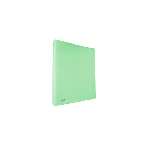 Raccoglitore Pastel - 4 anelli tondi 30 mm - 22 x 30 cm - PP - smeraldo - Favorit