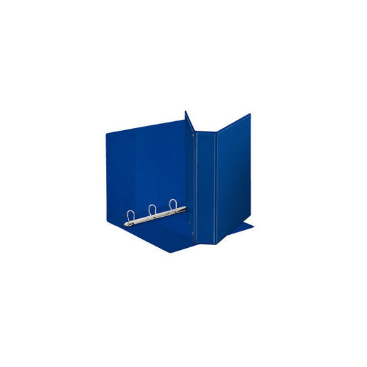 Raccoglitore personalizzabile Display - 4 anelli a D 50 mm - dorso 7,1 cm - 22x30 cm - blu - Esselte