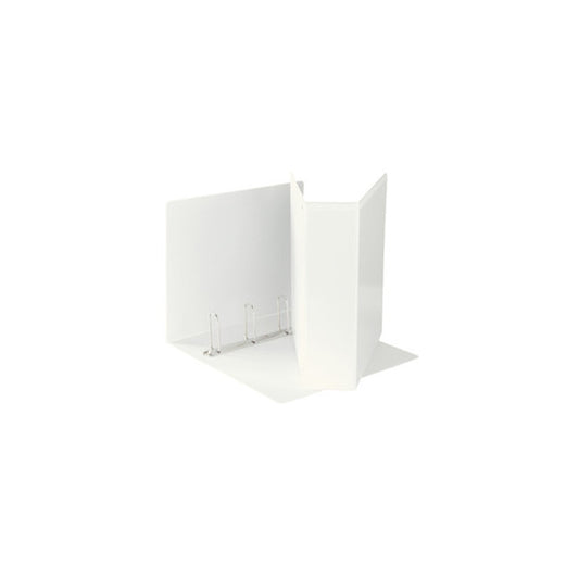 Raccoglitore personalizzabile Display - 4 anelli quadri 65 mm - 22x30 cm - bianco - Esselte