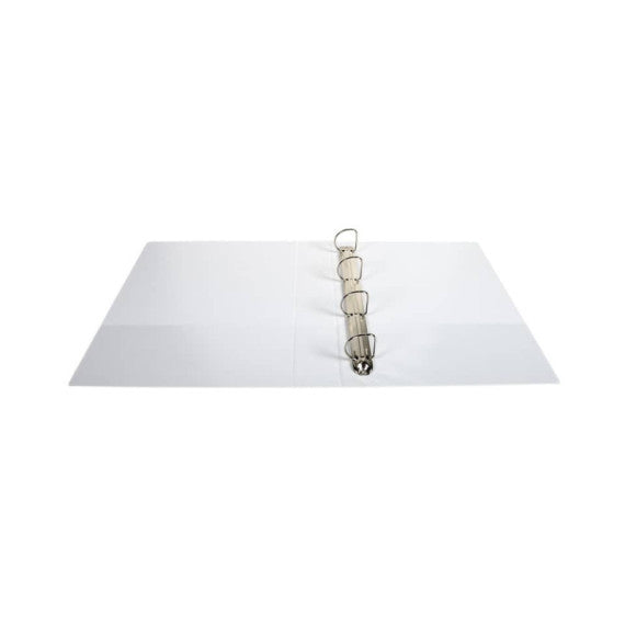 Raccoglitore personalizzabile Exacompta A4 maxi Kreacover® bianco 4 anelli a D 40 mm - 51943E