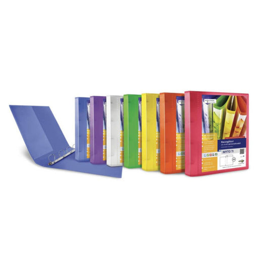Raccoglitore personalizzabile in PP Sei Rota Myto TI - A4 - 4 anelli D - Ø 17 mm - assortiti - 36911899