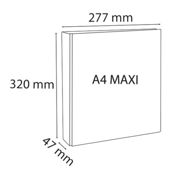 Raccoglitore personalizzabile Kreacover - PP - 4 anelli a D 25 mm - A4 maxi - bianco -Exacompta