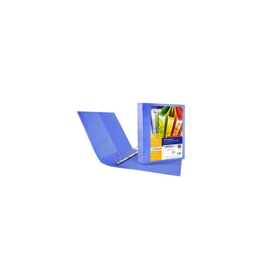Raccoglitore personalizzabile Myto TI - 4 anelli a D 17 mm - dorso 2,5 cm - 22x30 cm - blu - Sei Rota