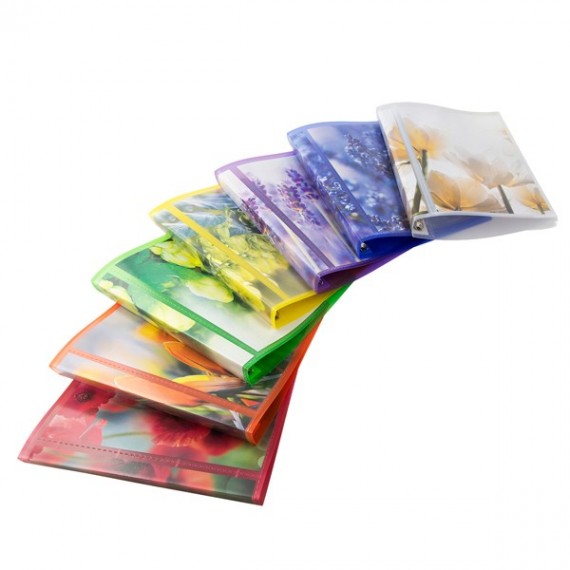 Raccoglitore personalizzabile Myto TI - 4 anelli a D 17 mm - dorso 2,5 cm - 22x30 cm - colori assortiti - Sei Rota