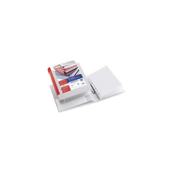 Raccoglitore personalizzabile Stelvio TI - 2 anelli a D 25 mm - dorso 4 cm - 22 x 30 cm - bianco - Sei Rota