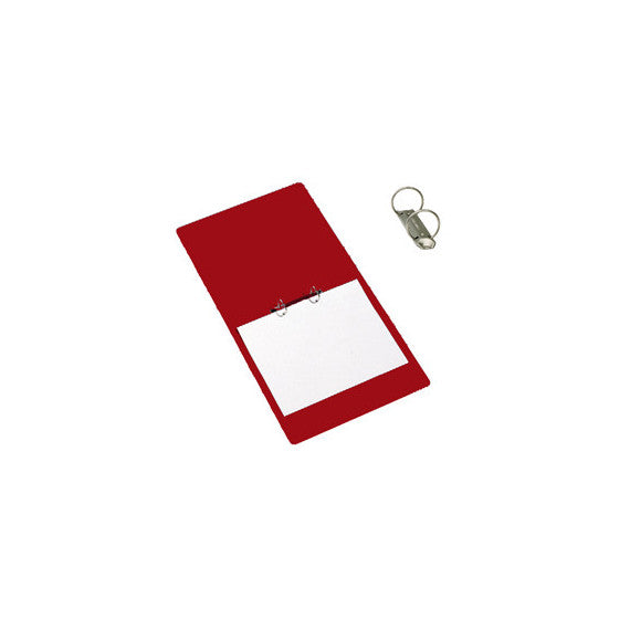 Raccoglitore Presspan - 2 anelli 25 mm - dorso 3 cm - 25x33 cm - rosso - Cartotecnica del Garda